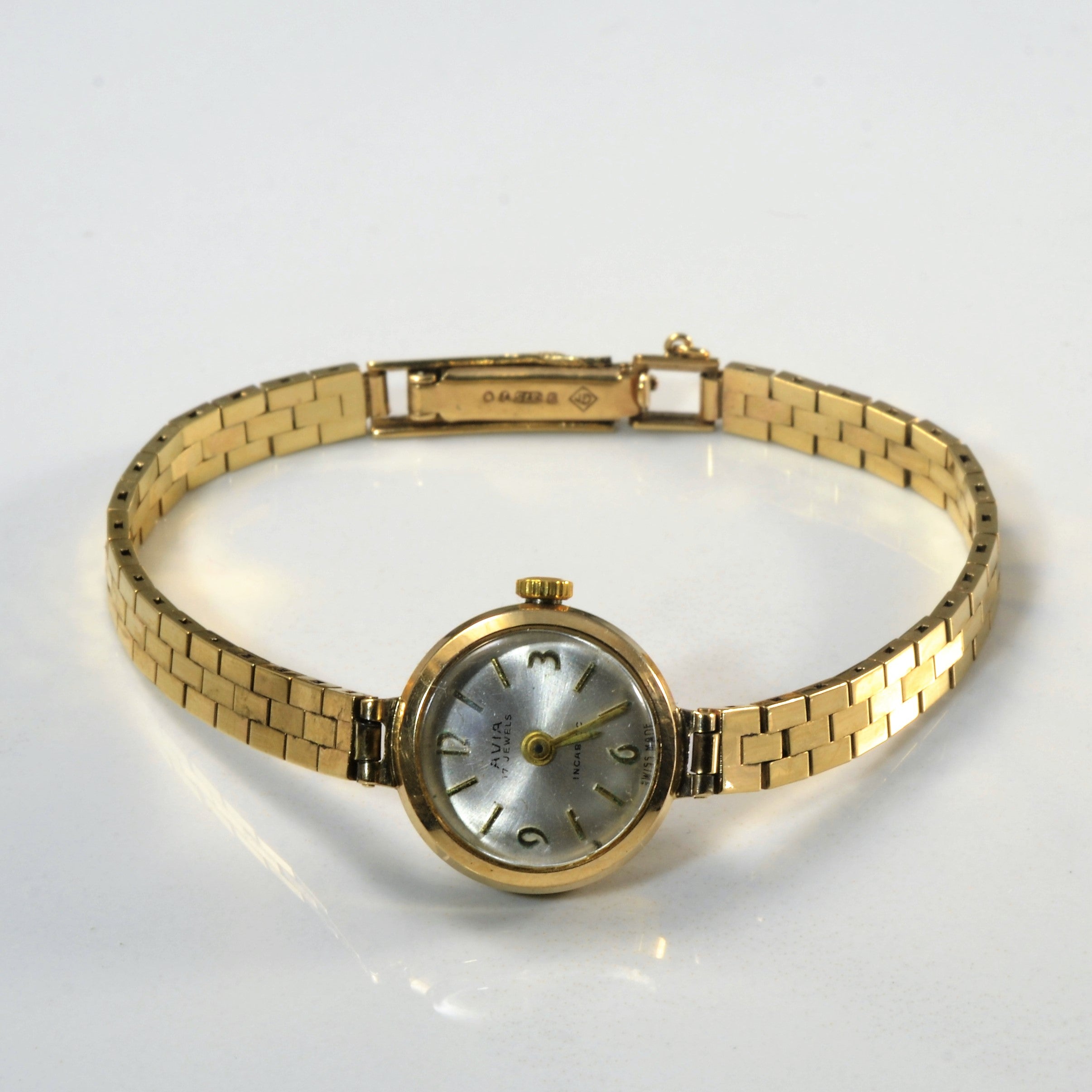 Avia' 9k Yellow Gold Watch | 6" |