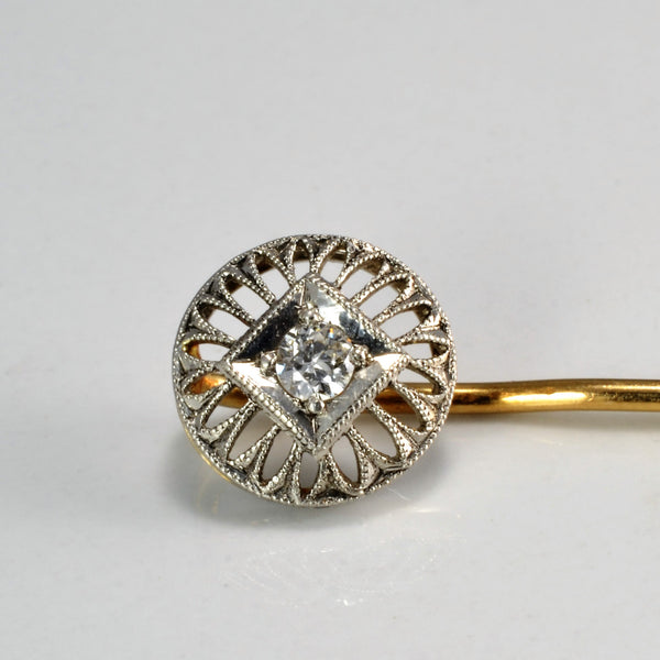 Art Deco Diamond Pin | 0.07 ct |