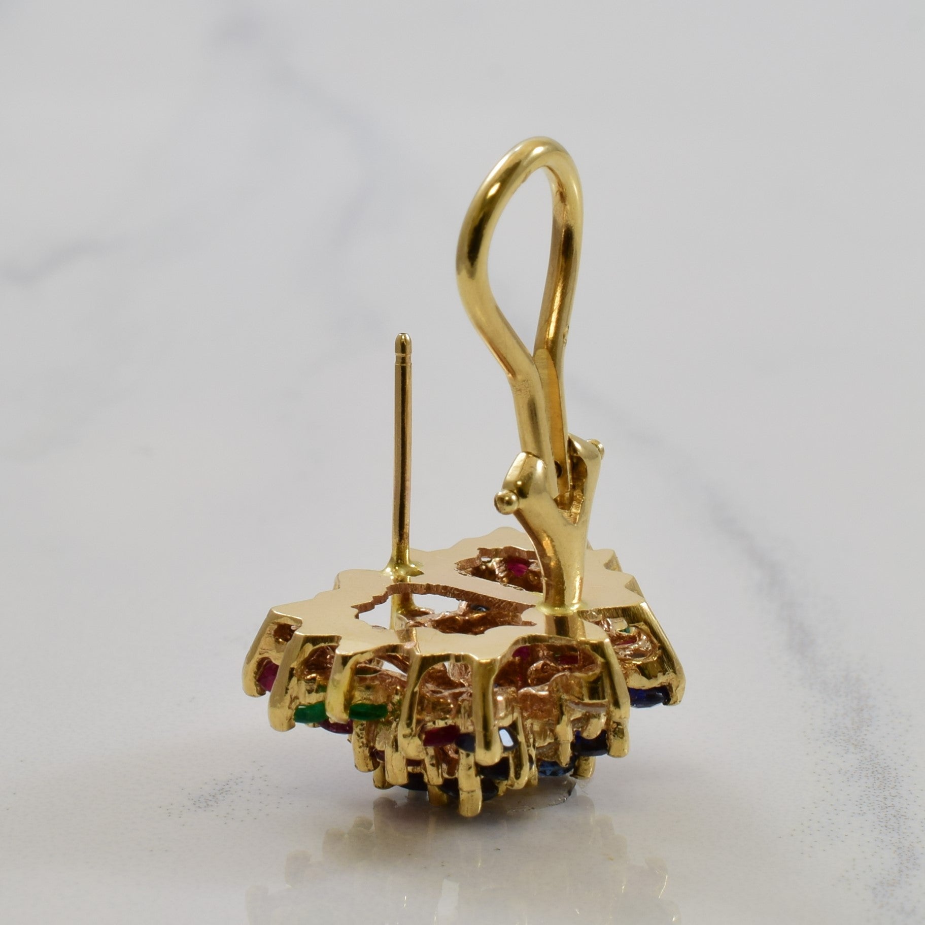 Multi Gem Butterfly Earrings | 3.40ctw |