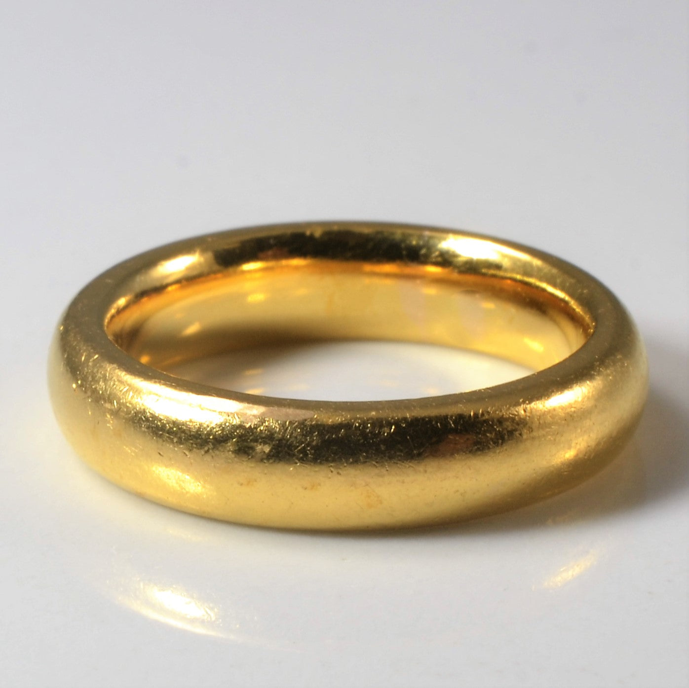 22k Yellow Gold Plain Band | SZ 4.5 |