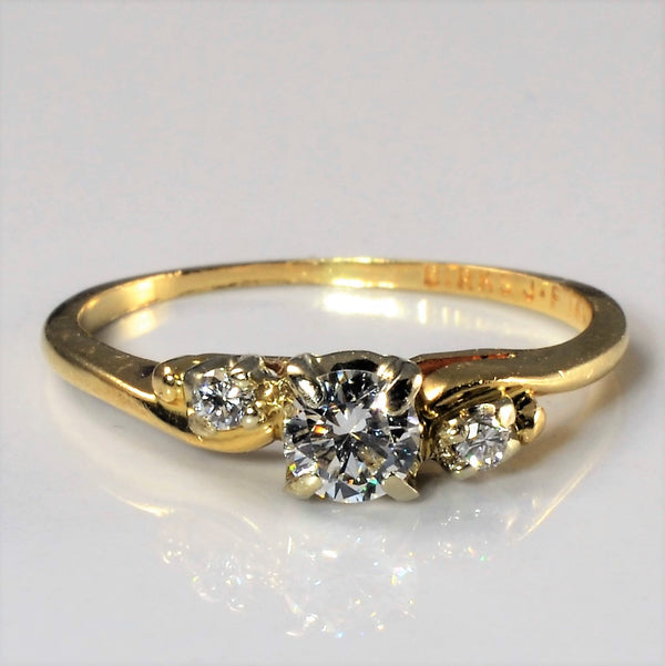 'Birks' Three Stone Diamond Ring | 0.26ctw | SZ 5 |