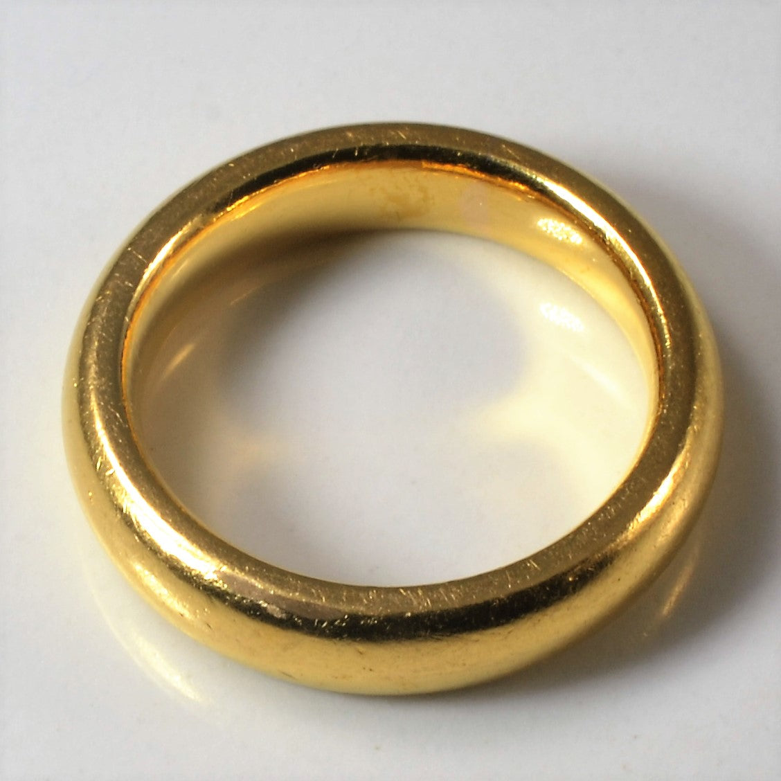 22k Yellow Gold Plain Band | SZ 4.5 |