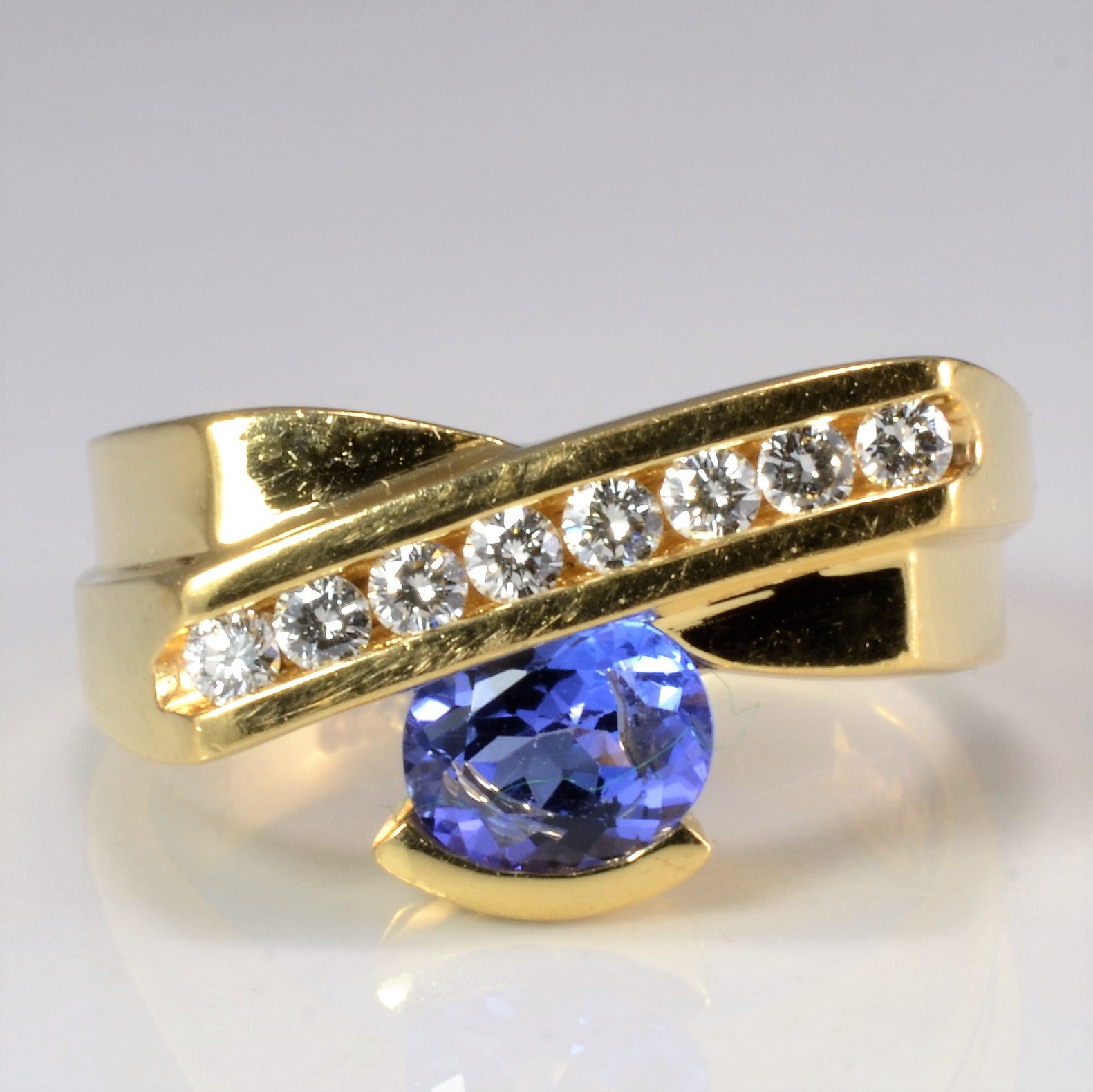 Varouj' Diamond & Tanzanite Ring | 0.60ct, 0.16ctw | SZ 6.25 |