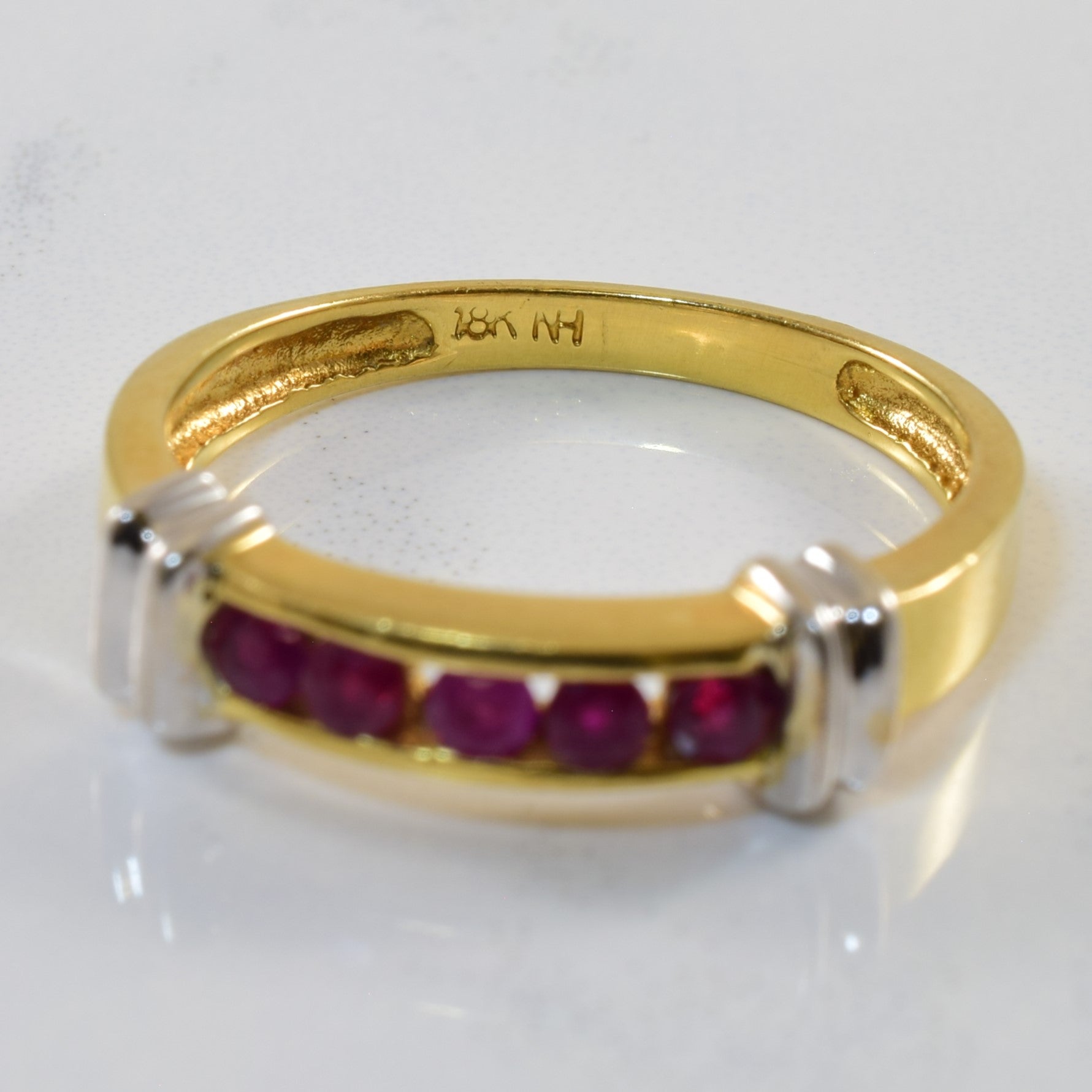 Channel Set Ruby Ring | 0.35ctw | SZ 8 |