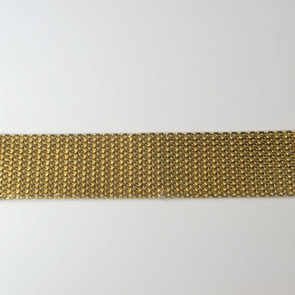 14k Watch Strap Style Bracelet | 7.5