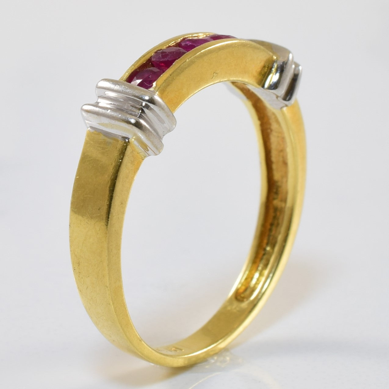 Channel Set Ruby Ring | 0.35ctw | SZ 8 |