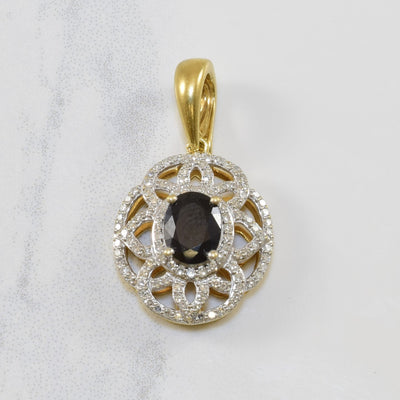 Michael Hill' Blue Sapphire & Diamond Pendant | 1.50ct, 0.50ctw |