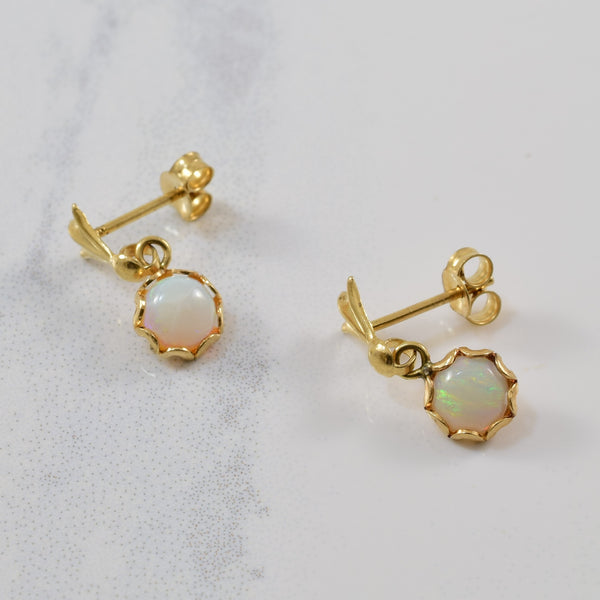 Opal Drop Stud Earrings | 0.38ctw |