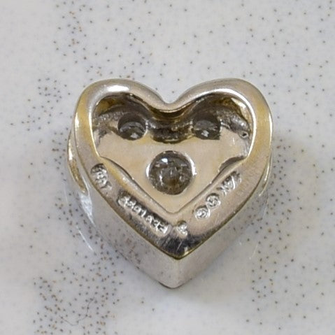 Pave Diamond Heart Pendant | 0.24ctw |