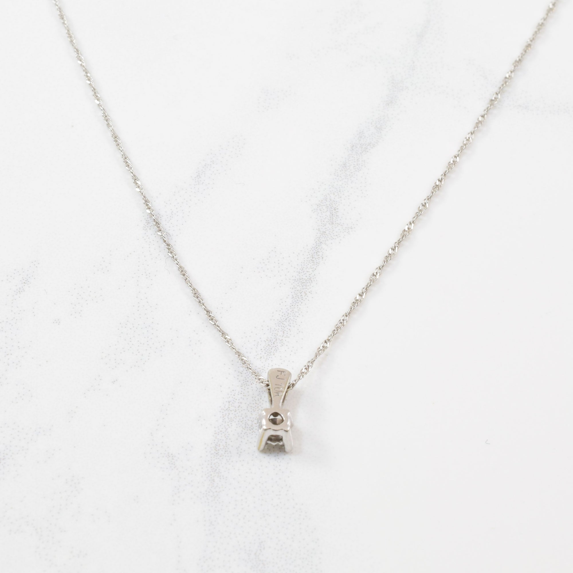 Solitaire Diamond Necklace | 0.03ct | 20