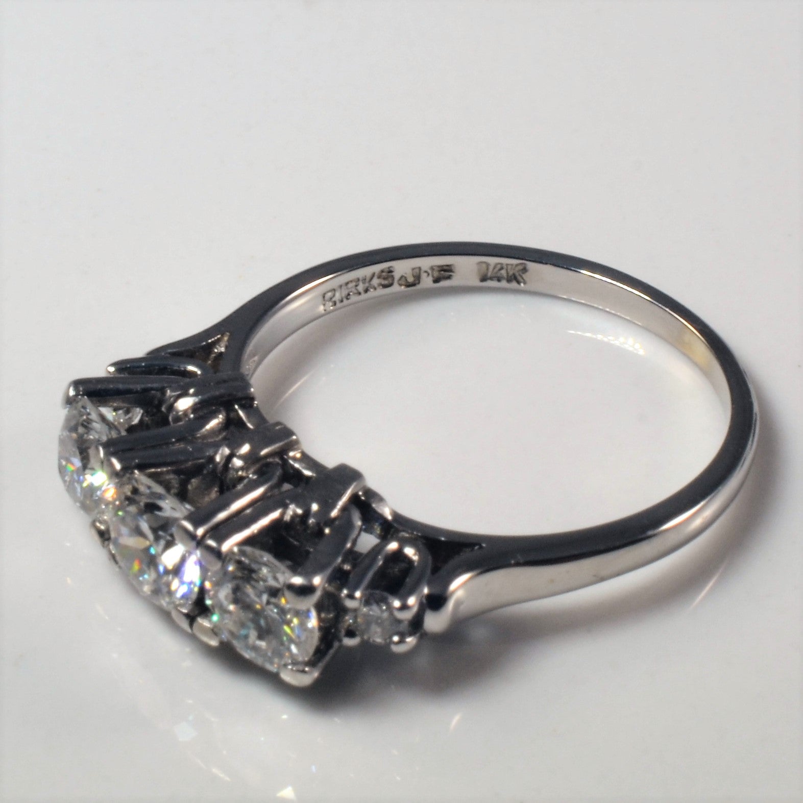 'Birks' High Set Multi Diamond Ring | 1.15ctw | SZ 6.5 |