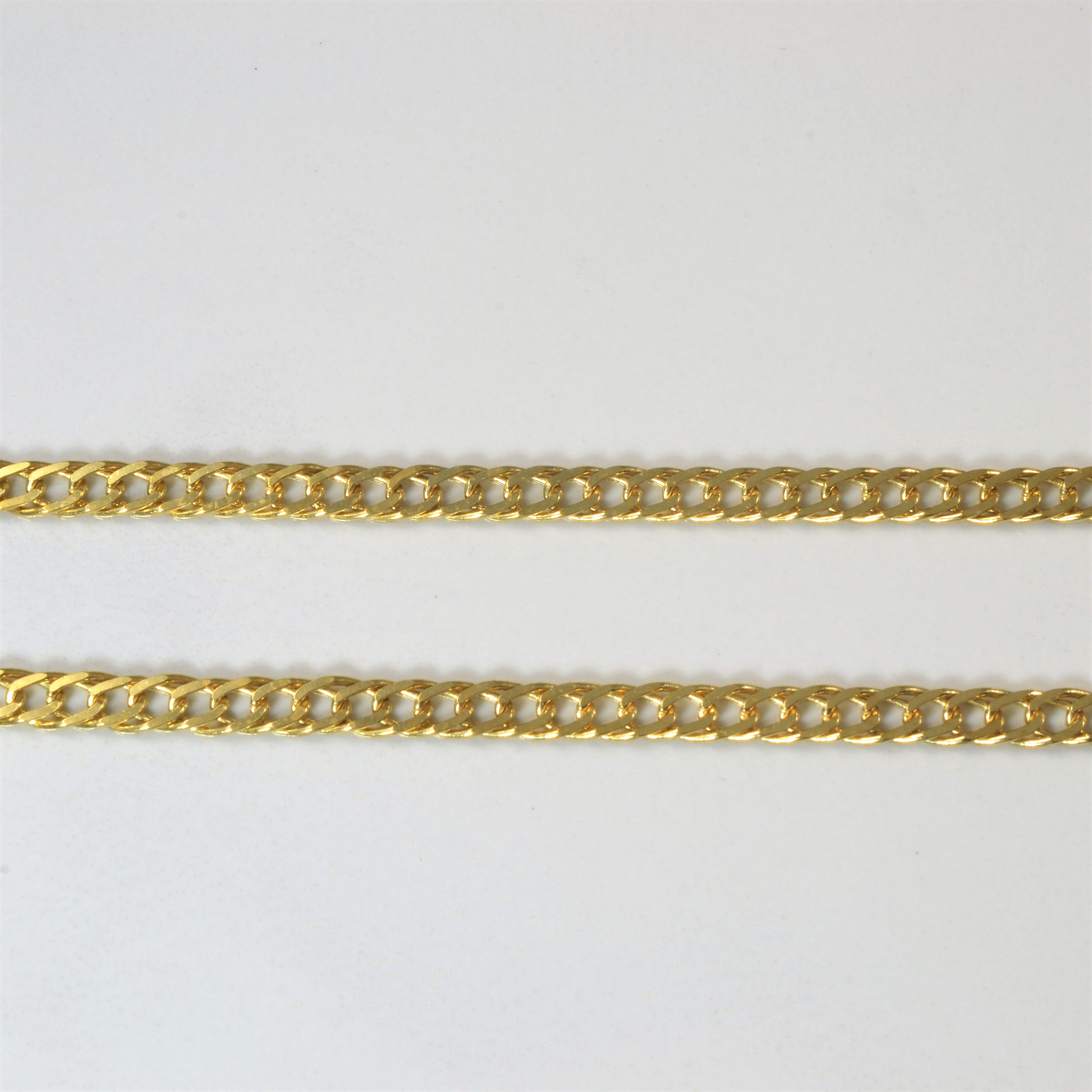 18k Yellow Gold Curb Chain | 19" |