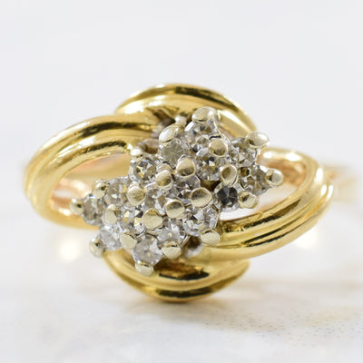 Diamond Cluster Ring | 0.17ctw | SZ 6.75 |