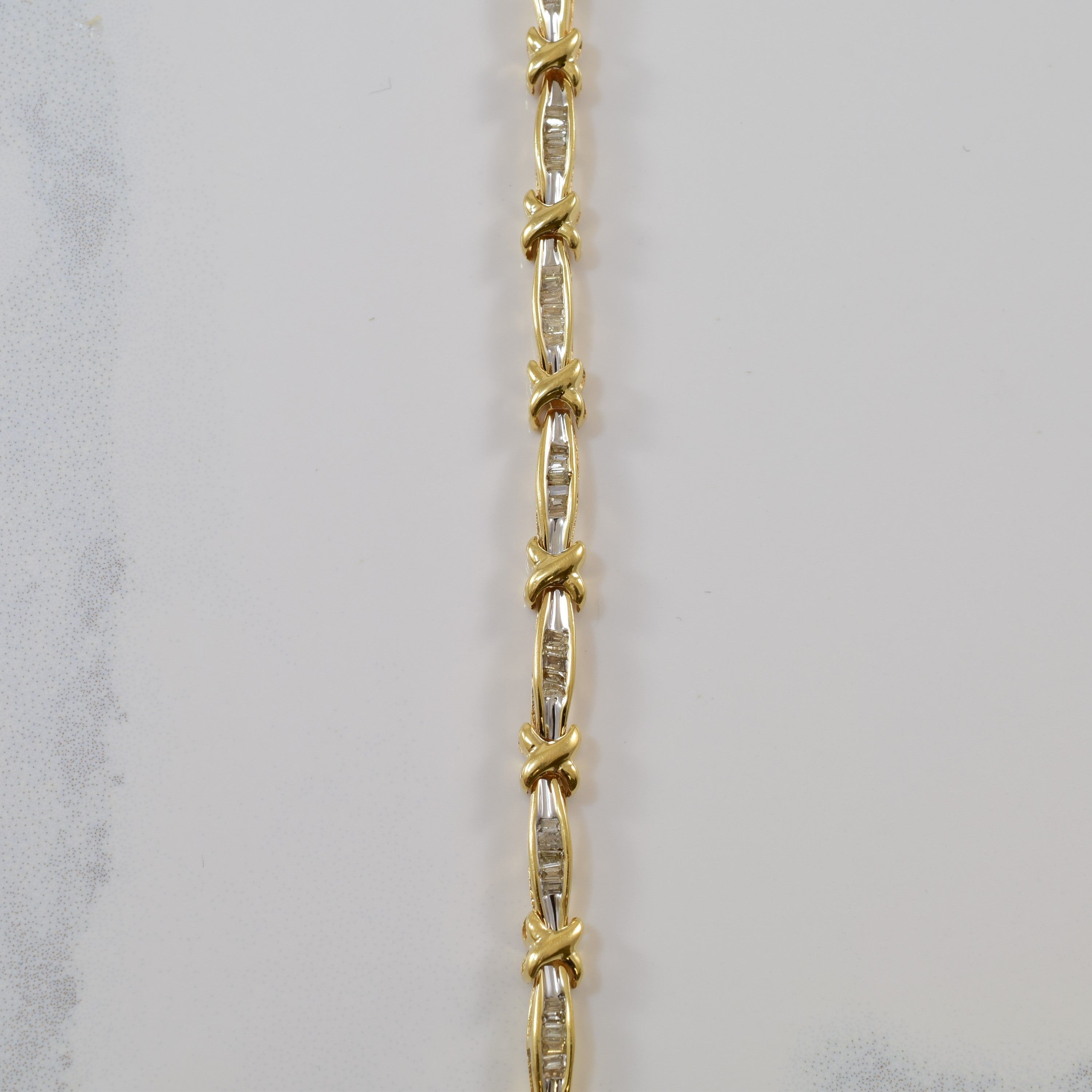 Baguette Diamond Tennis Bracelet | 0.70ctw | 7" |