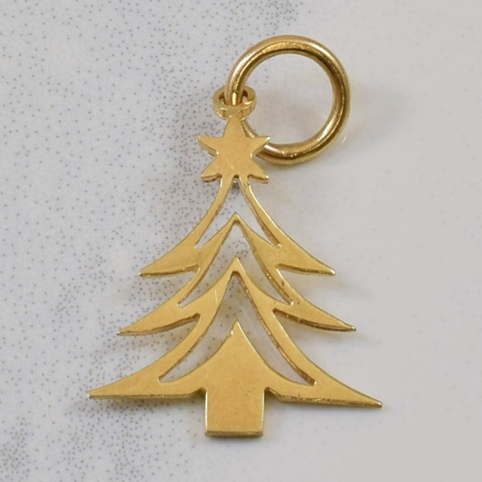 Diamond Christmas Tree Pendant | 0.01ct |