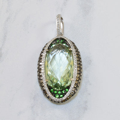 Colourful Mixed Gem Pendant | 8.00ct, 0.08ctw, 1.04ctw |
