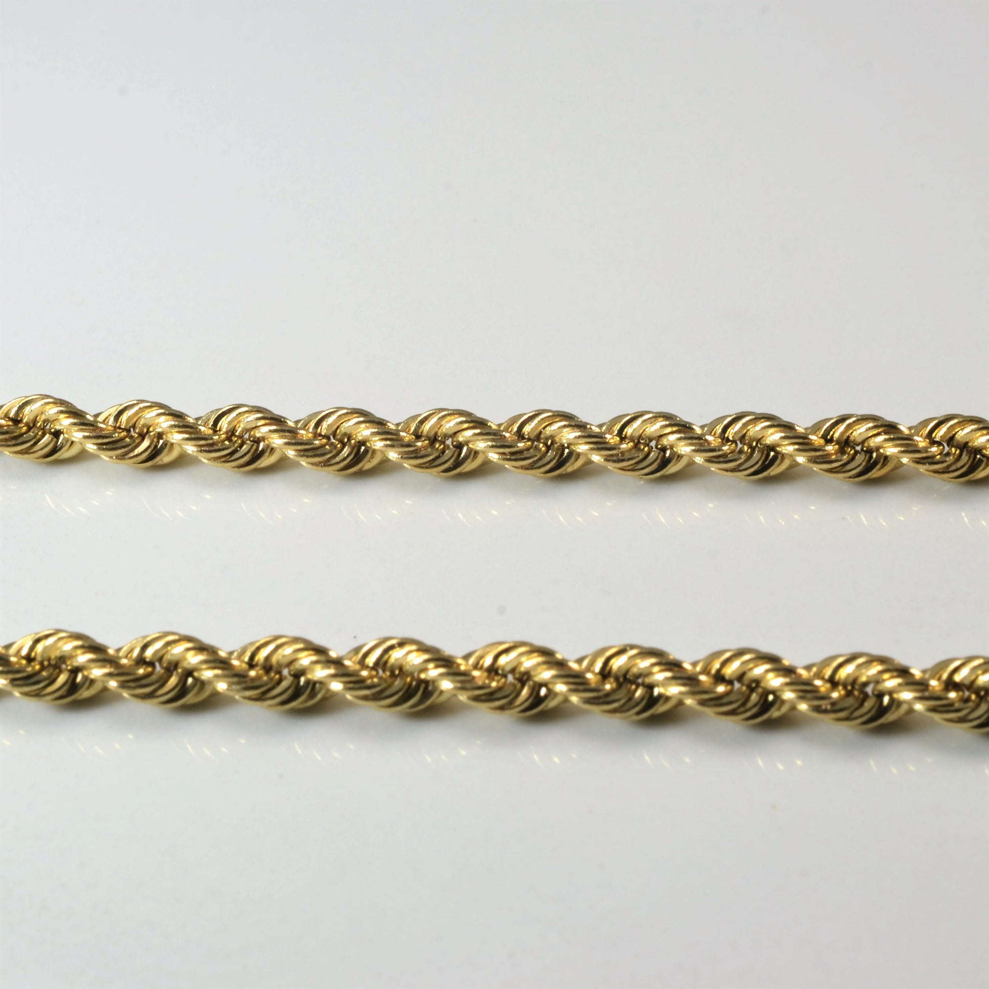 14k Yellow Gold Rope Chain | 16