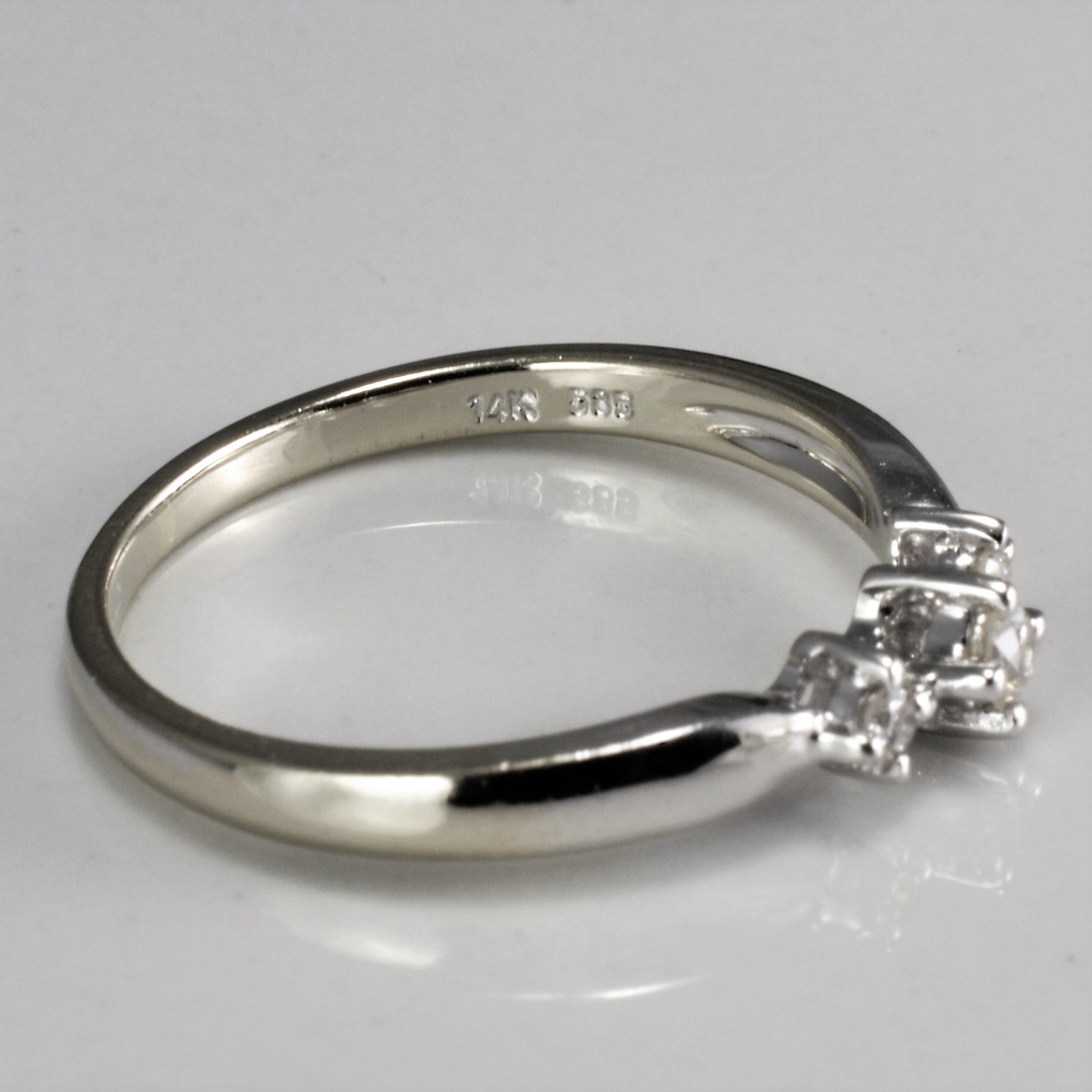 Three Stone Diamond Ring | 0.10 ctw, SZ 5 |