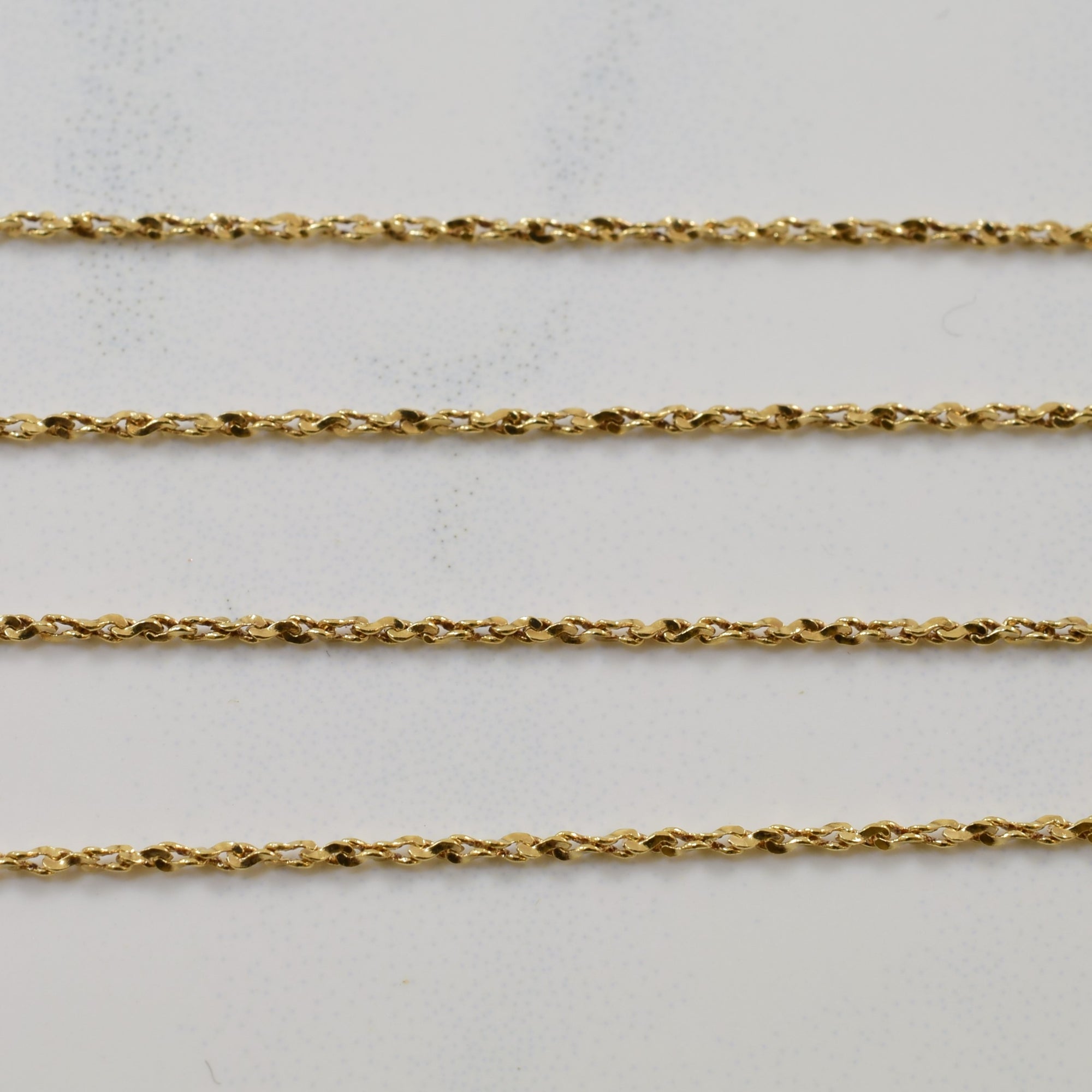 Garnet & Diamond Bypass Necklace | 0.93ct, 0.005ctw | 16