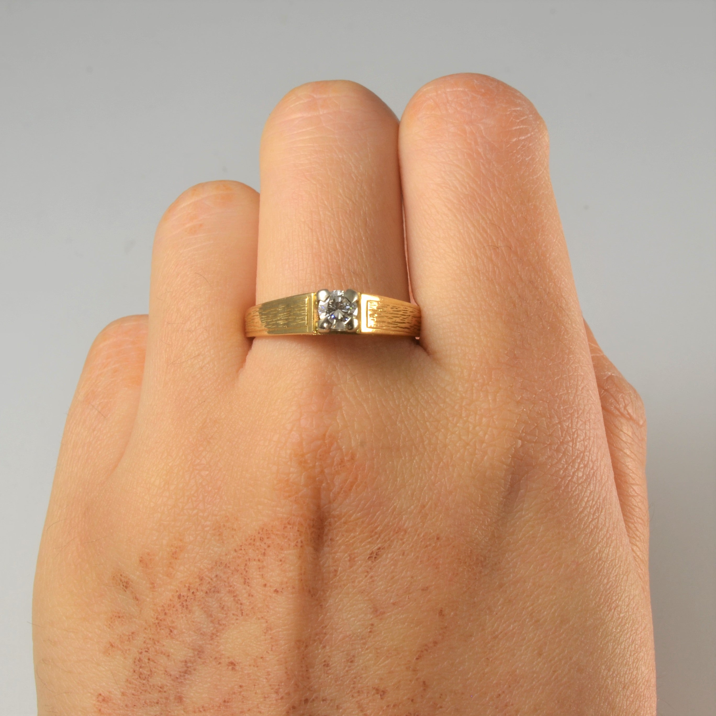 Birks' Tapered Solitaire Diamond Ring | 0.30ct | SZ 9.25 |