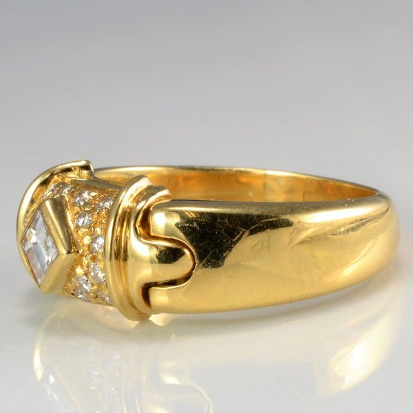 'BVLGARI' Diamond Engagement Ring