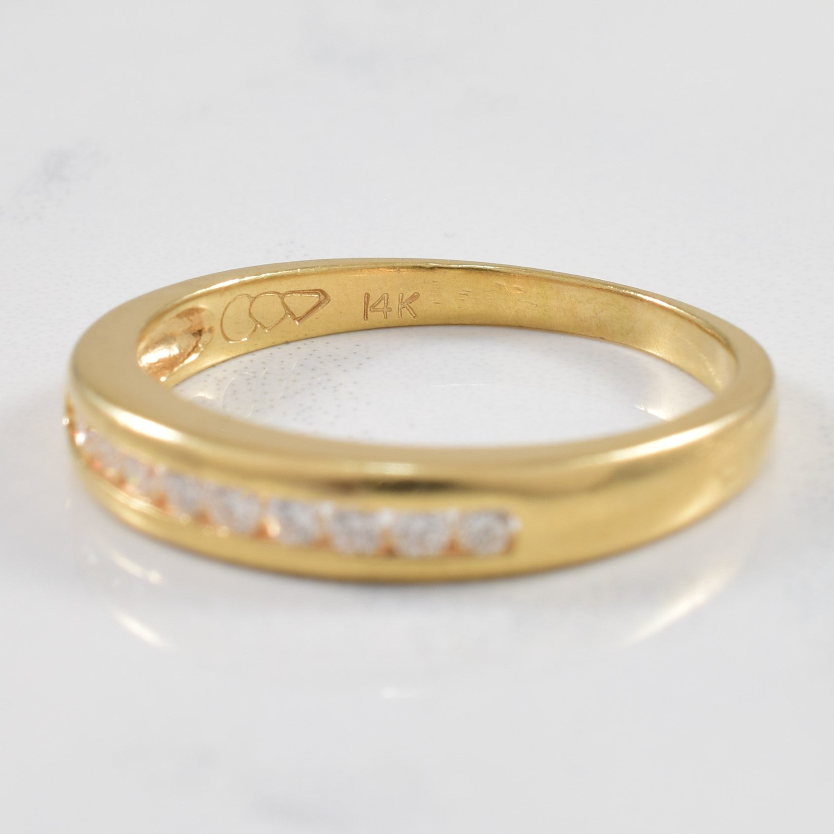 Channel Set Diamond Semi Eternity Ring | 0.15ctw | SZ 7.25 |