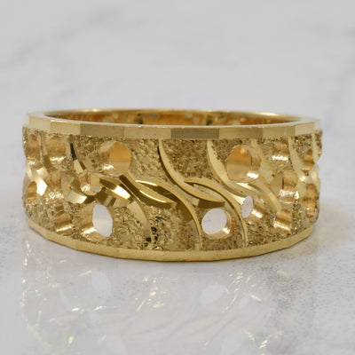 Open Work Gold Band | SZ 6 |