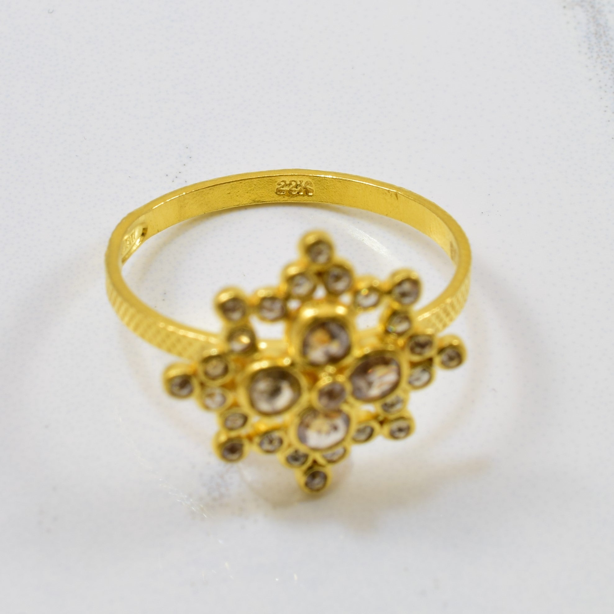 Rose Cut Diamond Cluster Ring | 0.50ctw | SZ 6 |
