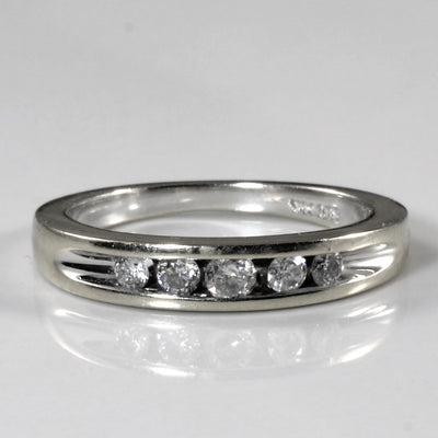 Channel Set Diamond Band | 0.28ctw | SZ 6 |