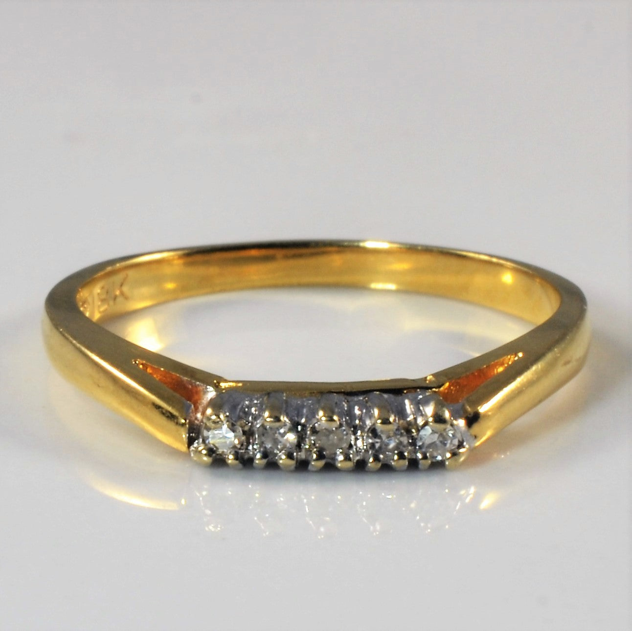 Five Stone Diamond Band | 0.08ctw | SZ 6 |