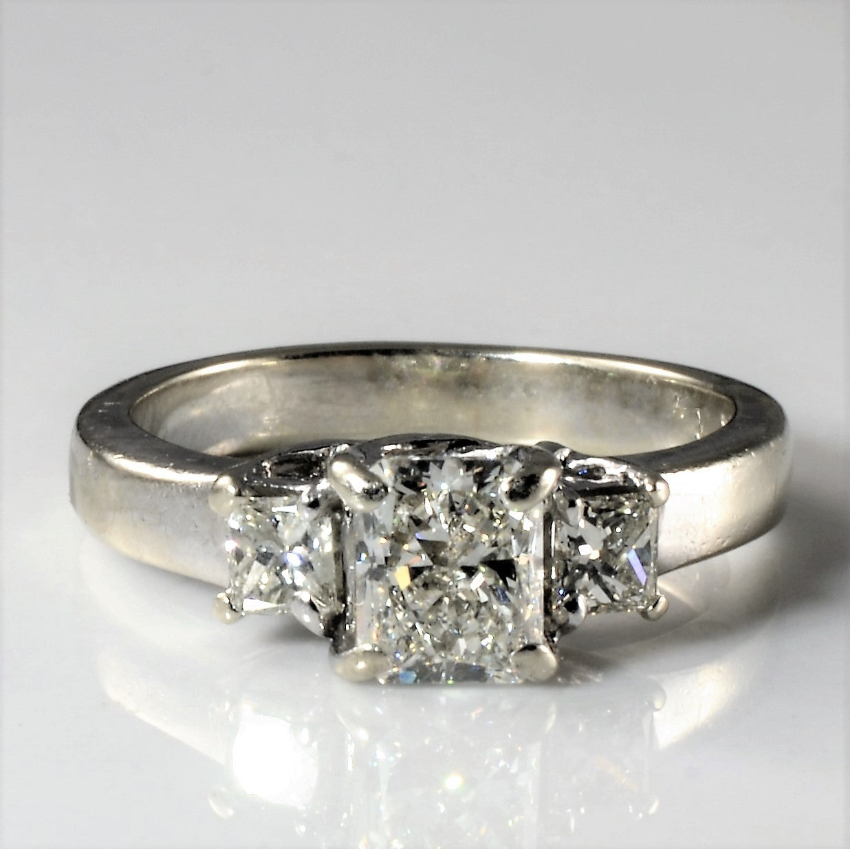 Sophia Fiori' Three Stone Diamond Engagement Ring | 1.36ctw | SZ 6.25 |