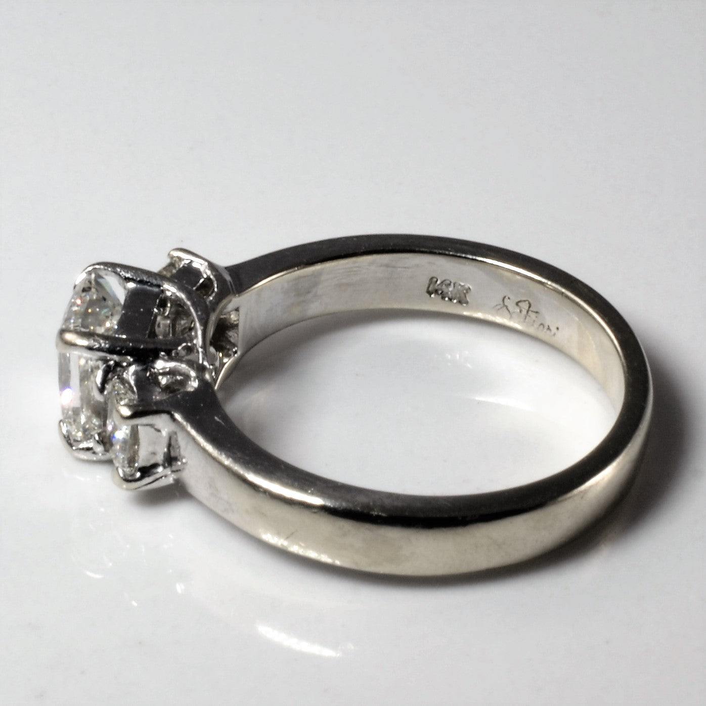 Sophia Fiori' Three Stone Diamond Engagement Ring | 1.36ctw | SZ 6.25 |