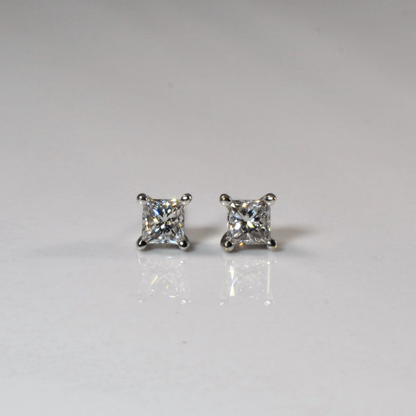 Princess Diamond Stud Earrings | 0.77ctw |