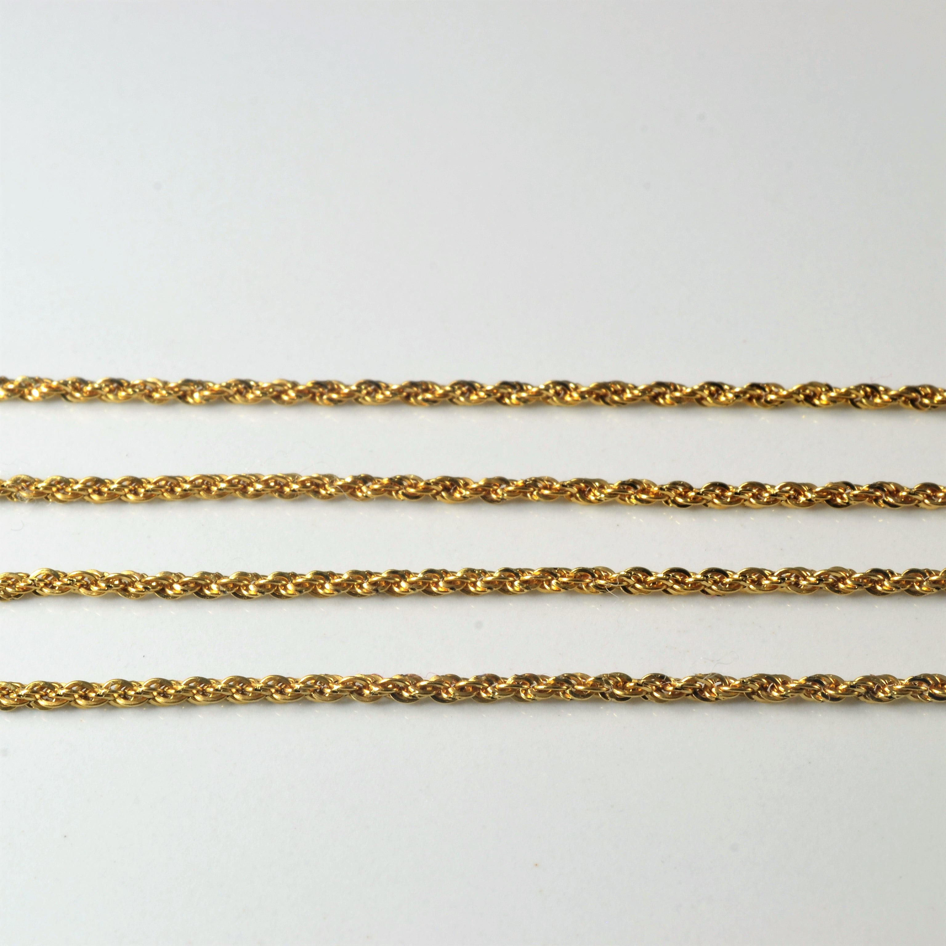 Bezel Set Diamond Drop Necklace | 0.32ct | 18" |