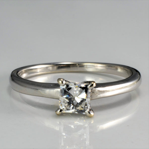 Princess Solitaire Diamond Engagement Ring | 0.45 ct, SZ 5.5 |