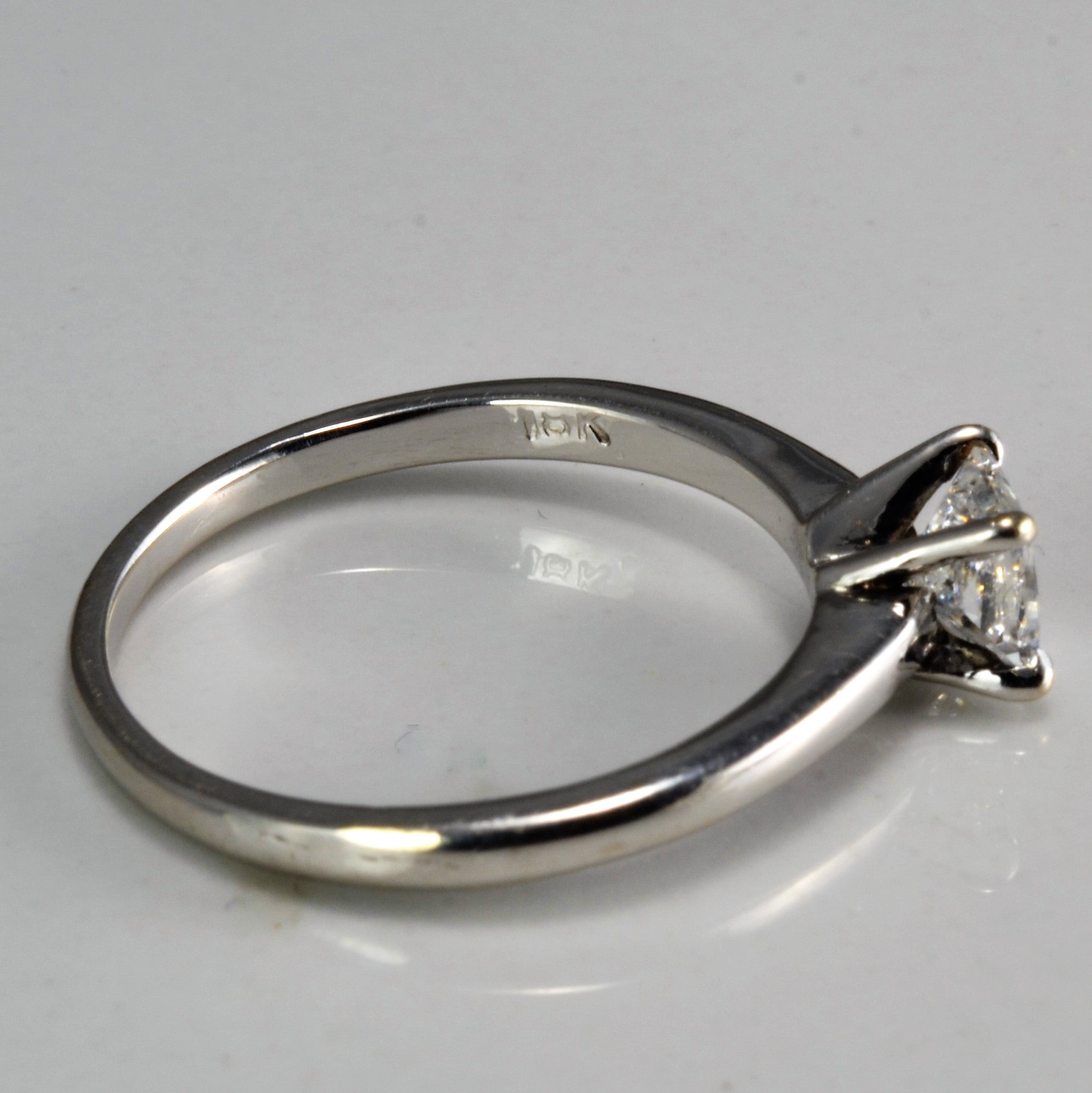 Princess Solitaire Diamond Engagement Ring | 0.45 ct, SZ 5.5 |
