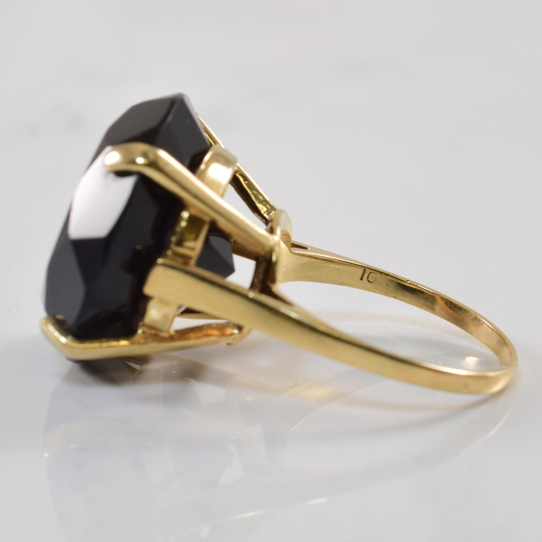 Solitaire Smoky Quartz Ring | 17.50ct | SZ 6 |