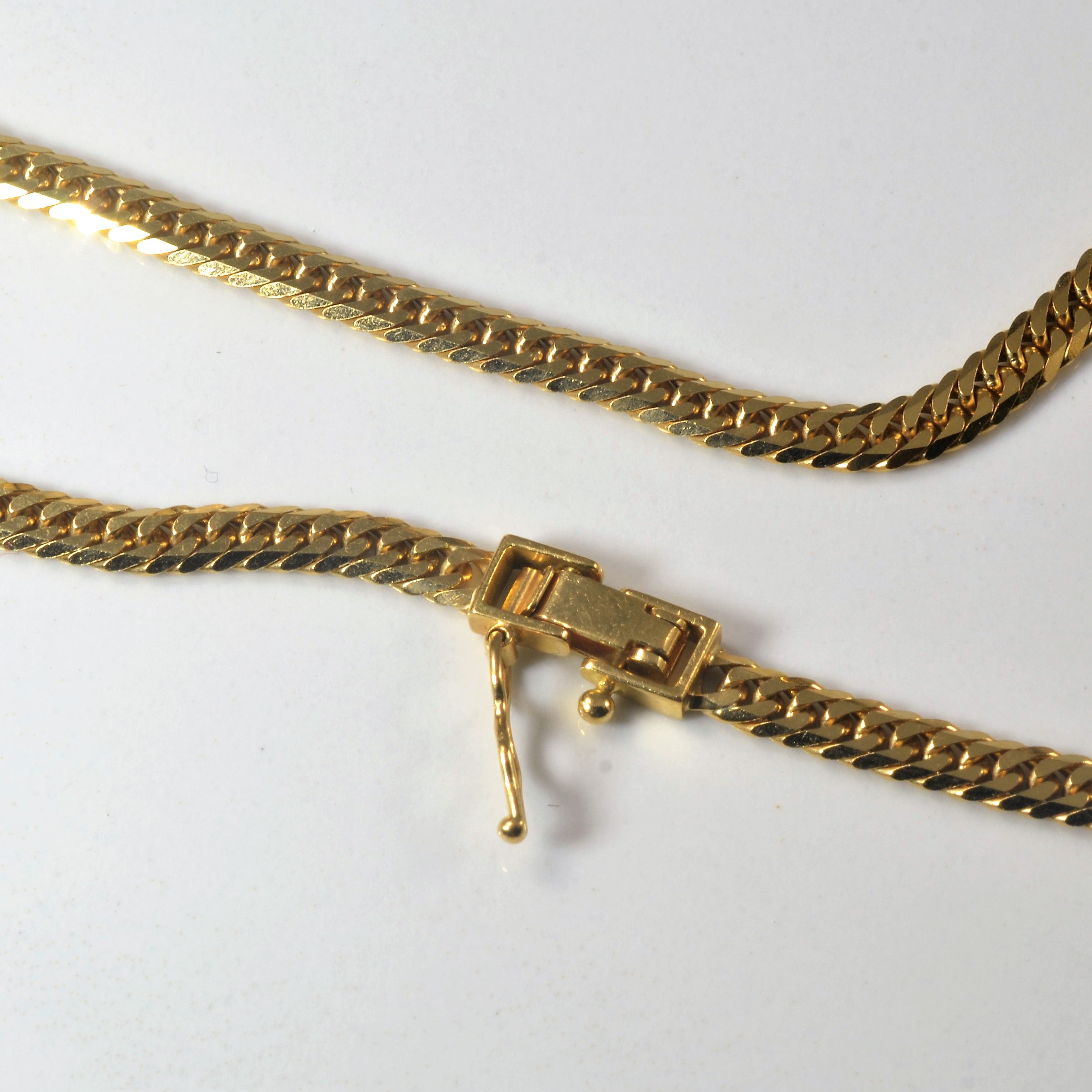 18k Yellow Gold Curb Chain | 20" |