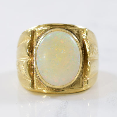 Oval Opal Cocktail Ring | 3.00ct | SZ 10 |