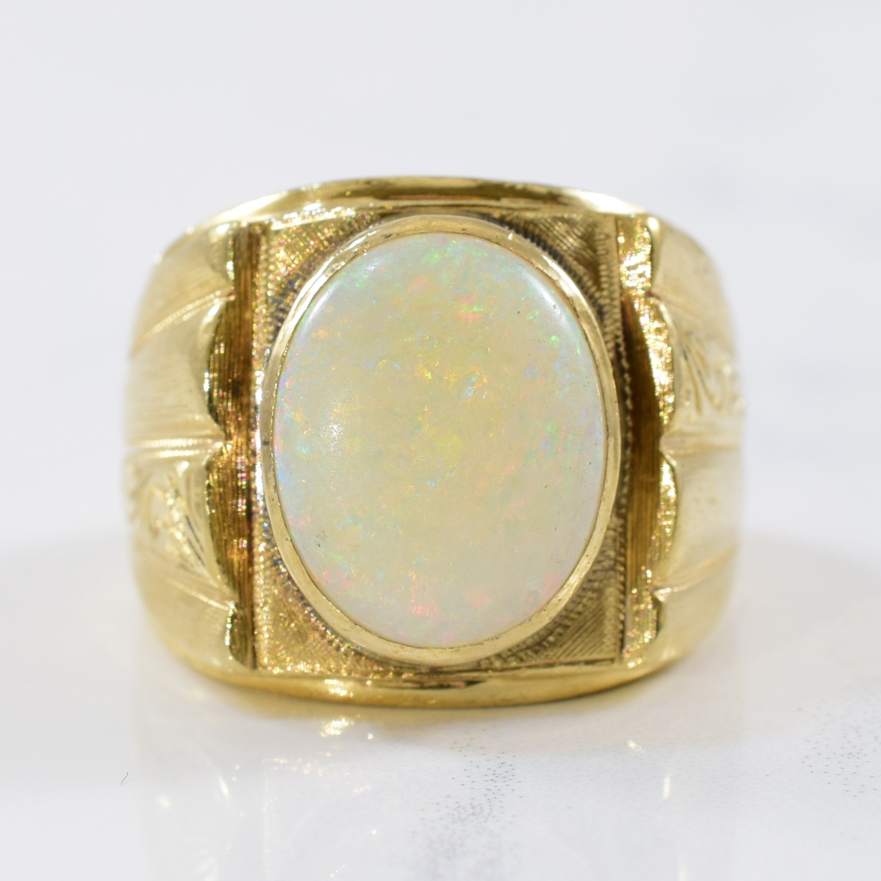 Oval Opal Cocktail Ring | 3.00ct | SZ 10 |