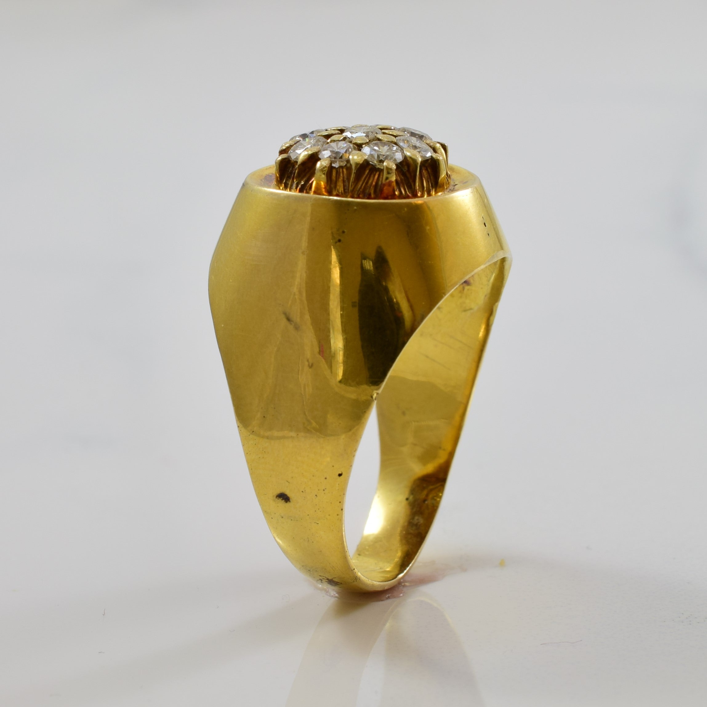 High Dome Diamond Cluster Ring | 0.54ctw | SZ 10.5 |