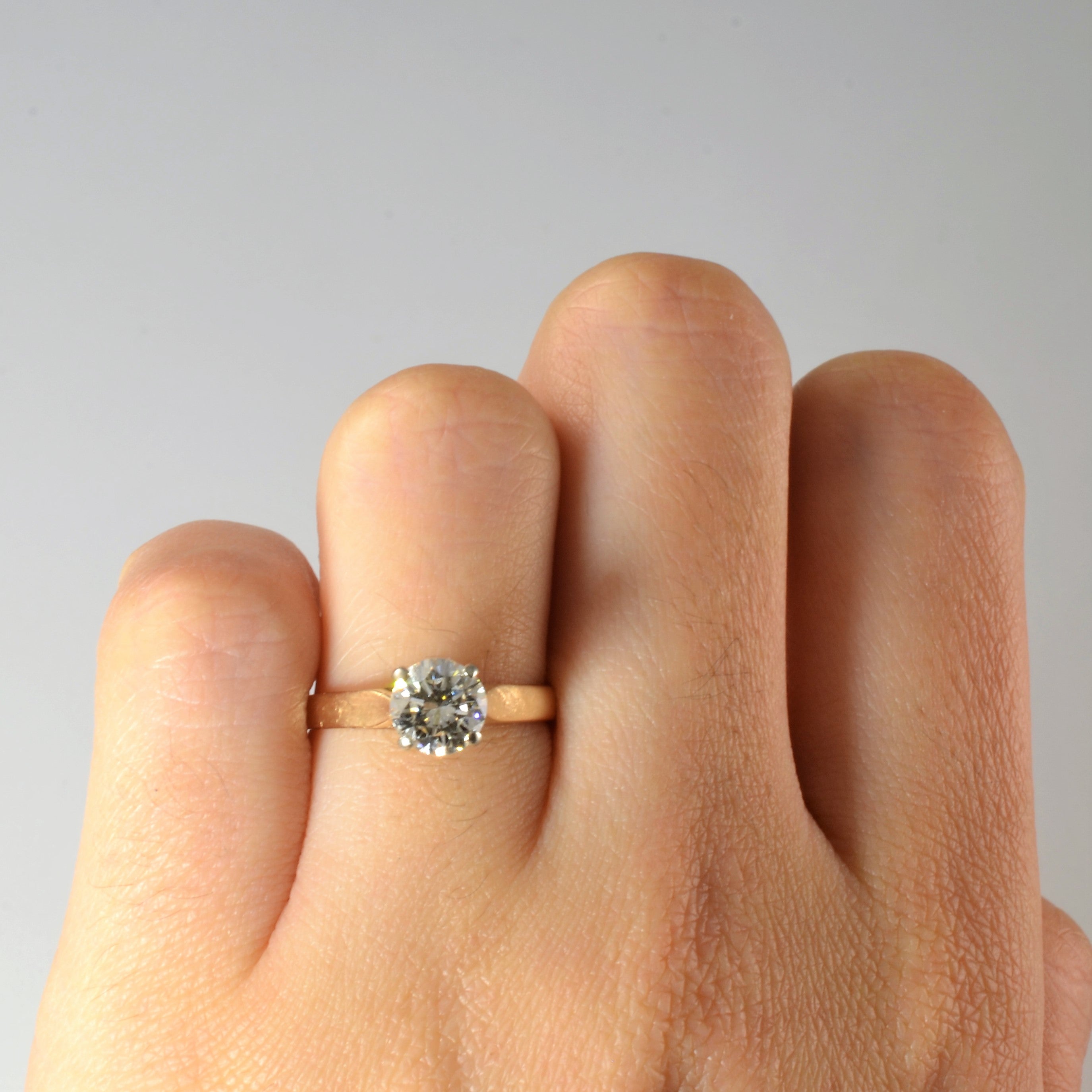 High Set Diamond Solitaire Engagement Ring | 0.95ct | SZ 5 |
