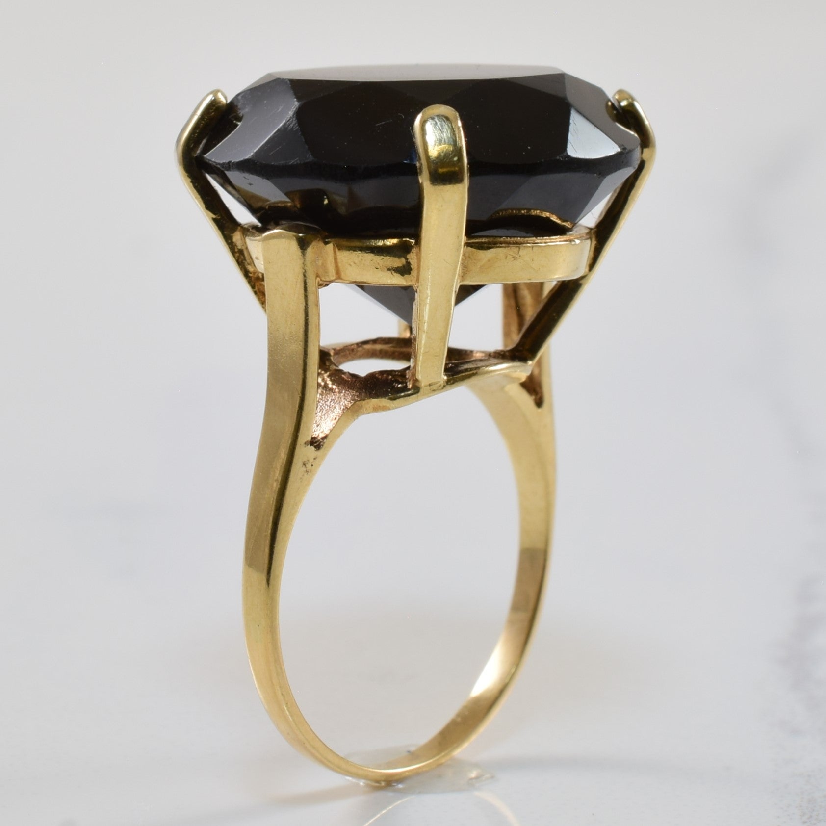 Solitaire Smoky Quartz Ring | 17.50ct | SZ 6 |