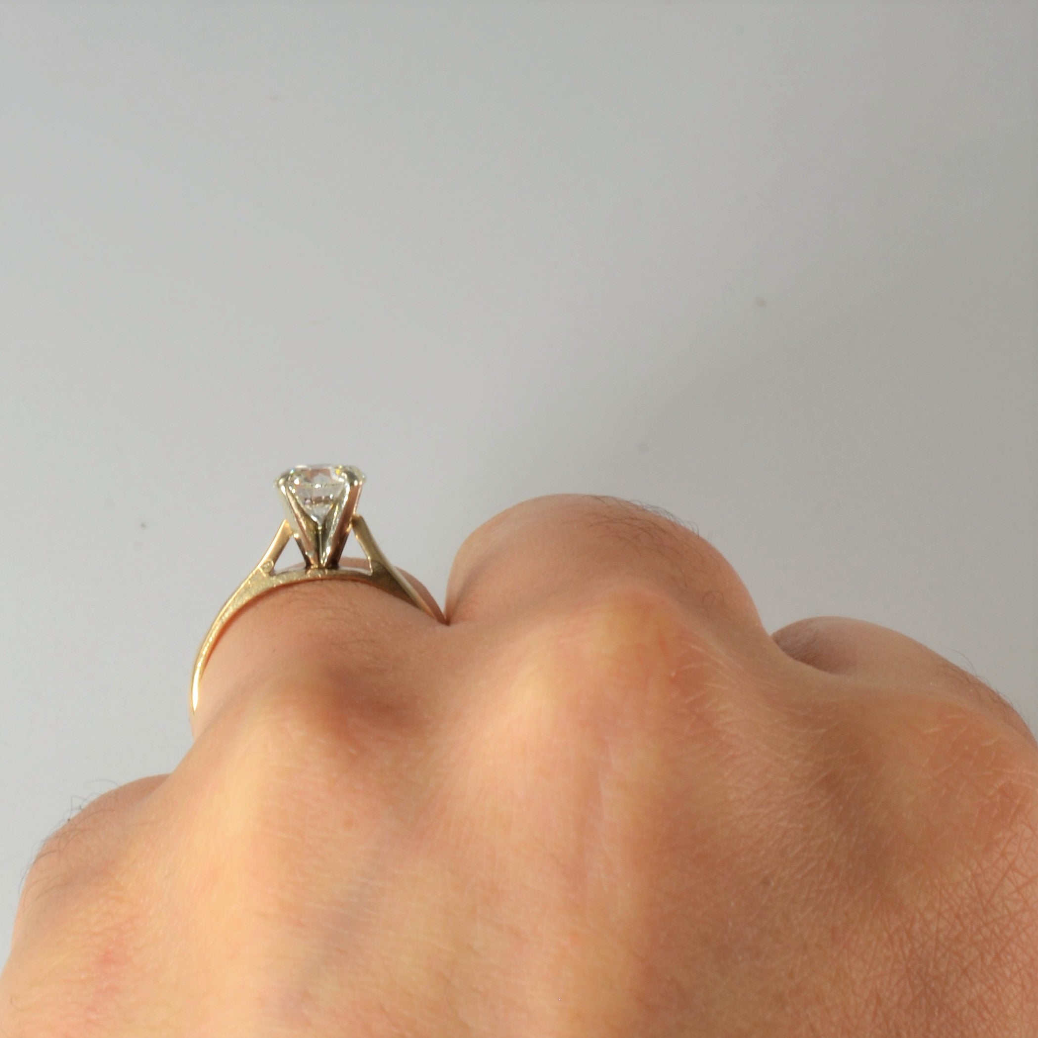 High Set Diamond Solitaire Engagement Ring | 0.95ct | SZ 5 |