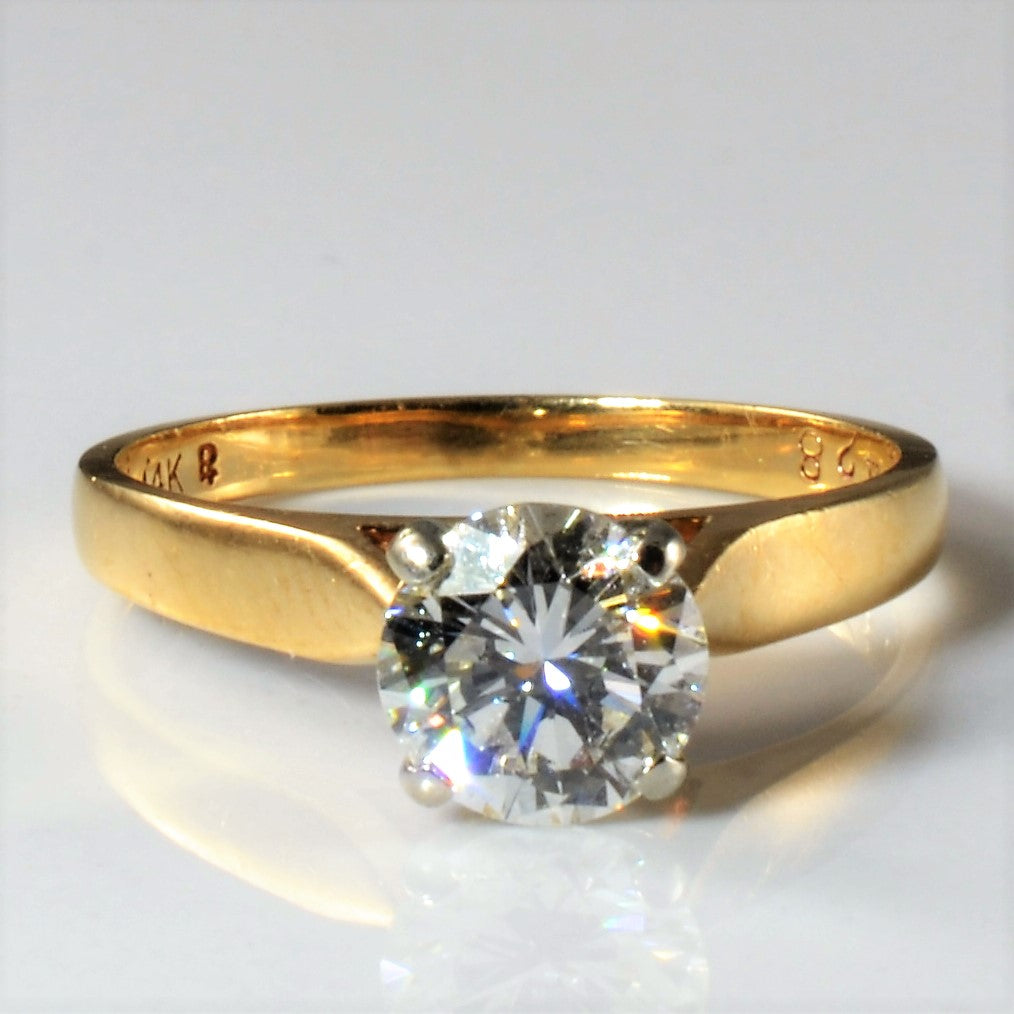 High Set Diamond Solitaire Engagement Ring | 0.95ct | SZ 5 |