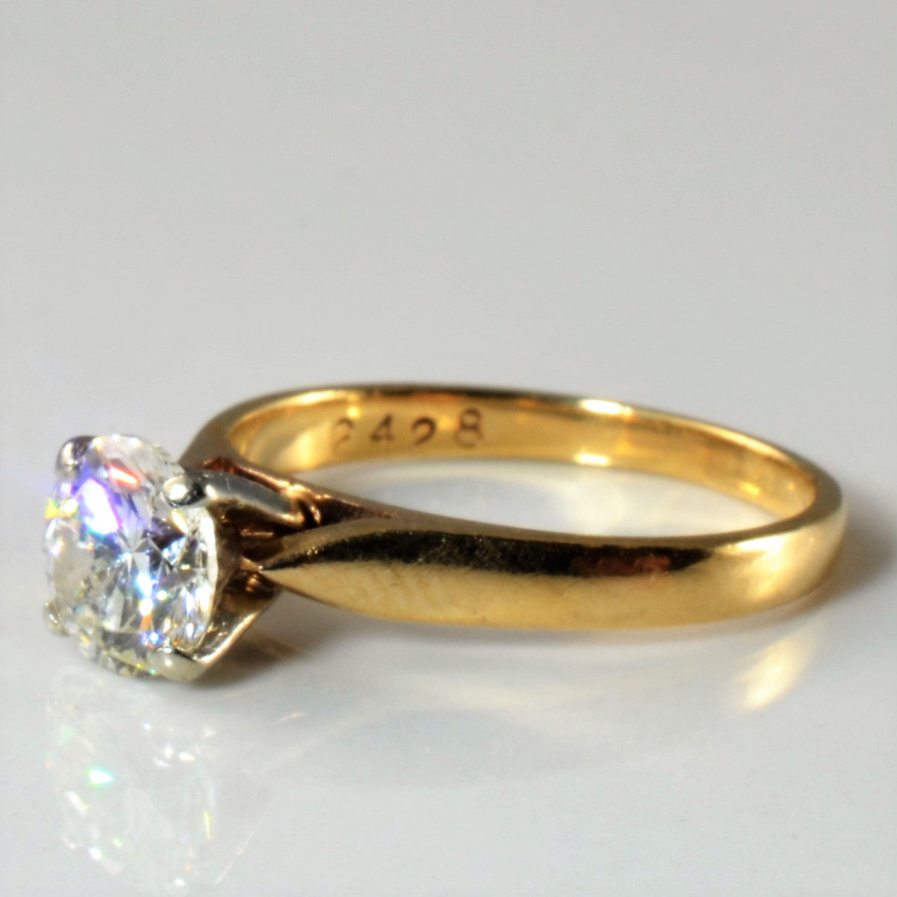 High Set Diamond Solitaire Engagement Ring | 0.95ct | SZ 5 |