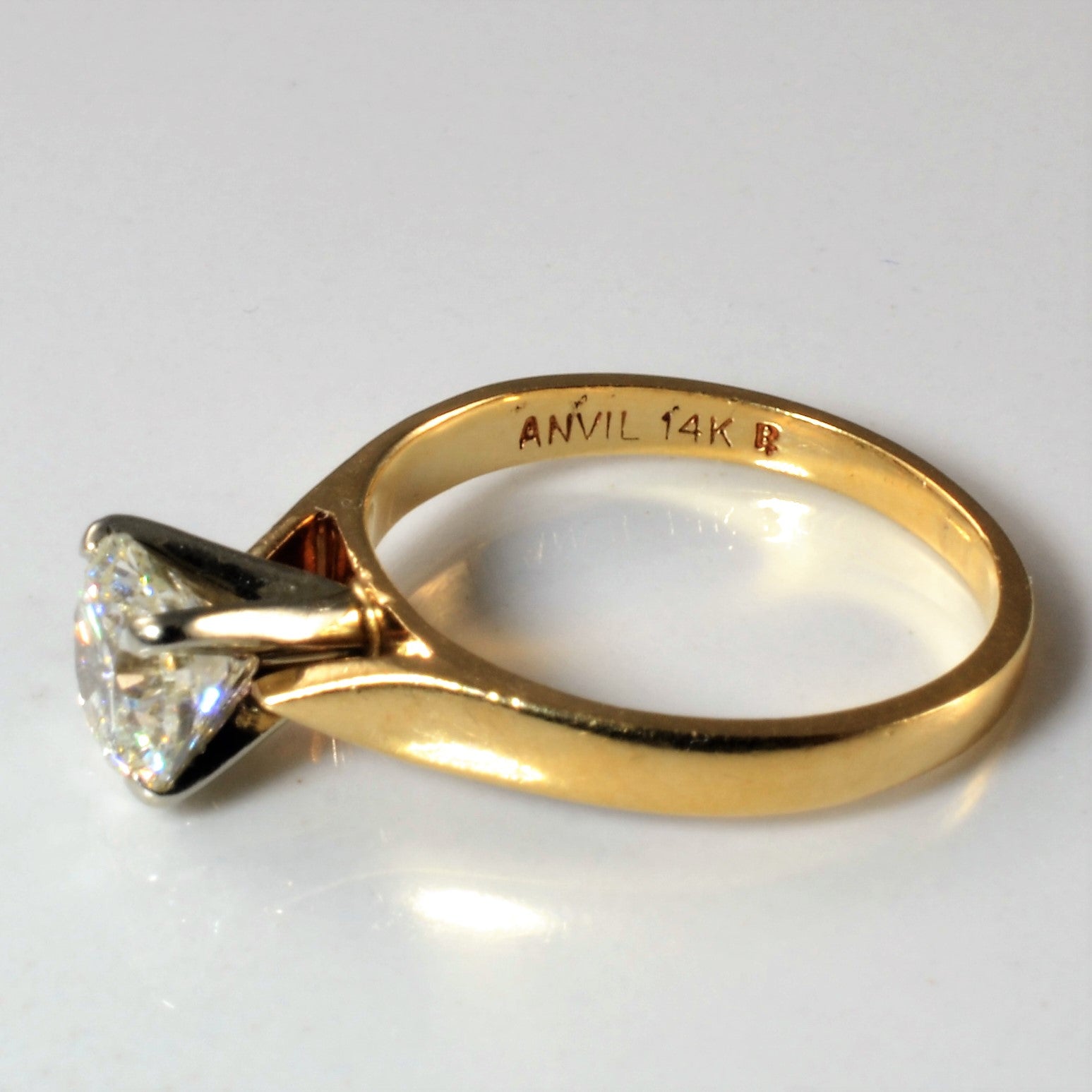 High Set Diamond Solitaire Engagement Ring | 0.95ct | SZ 5 |