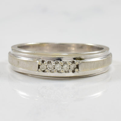Pave Set Diamond Band | 0.05ctw | SZ 4.5 |