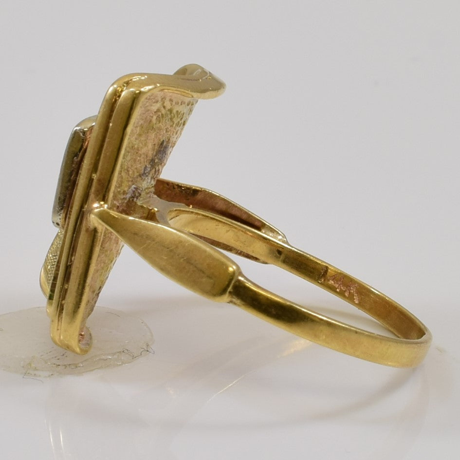 Abstract Diamond Cocktail Ring | 0.12ctw | SZ 7.75 |