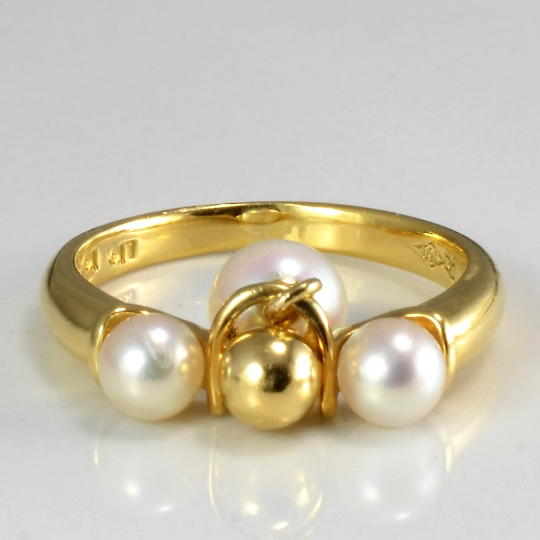 Fancy Pearl Ladies Ring | SZ 4.75 |